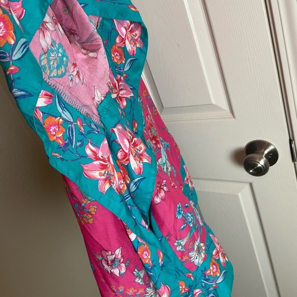 VINTAGE Tolani Collection Women's Kimono Floral Multicolor 3X Bohemian 90s - Picture 9 of 11